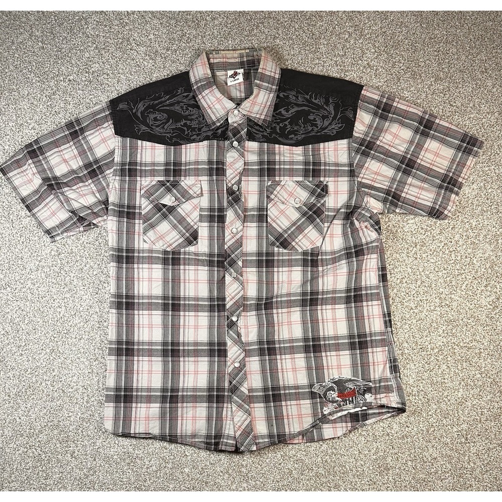HOUSE OF BLUES LAS VEGAS MENS XL XLARGE SHIRT EMBROIDERED FREEDOM EAGLE